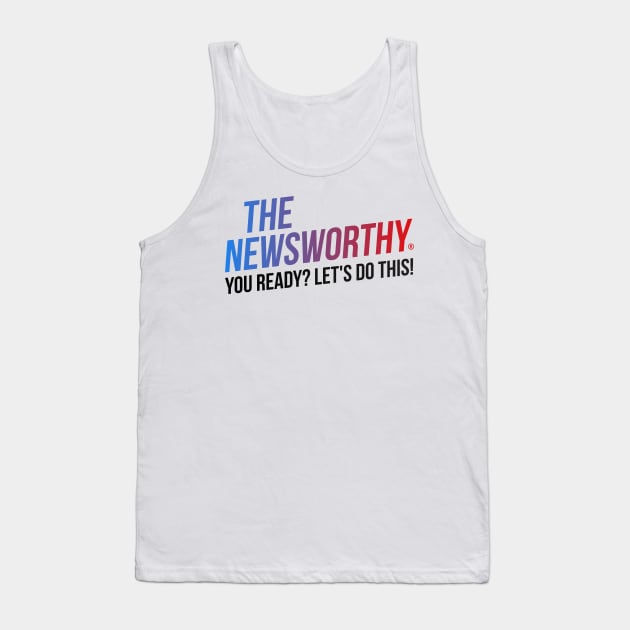 The NewsWorthy Purple Logo Tank Top by The NewsWorthy